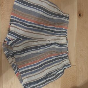 SHEIN Multicolor Striped High Waist Shorts